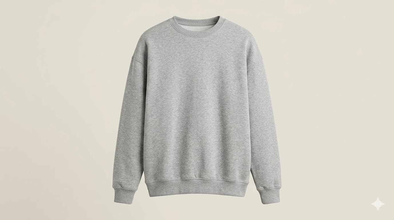 Sudadera oversize gris